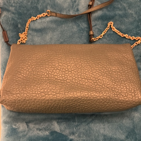 Burberry Brand new Medium Mildenhall clutch with strap Cadet Green crossbody - Picture 8 of 14